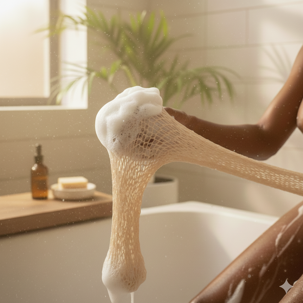 African Ritual - Geleneksel Afrika Banyo Lifi Kahverengi